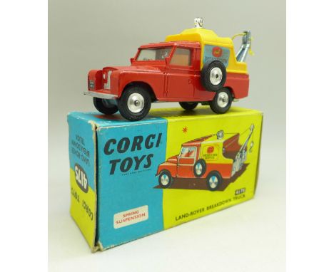 A Corgi Toys 417S Land Rover Breakdown Truck, boxed 