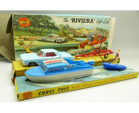 A Corgi Toys The Riviera Gift Set, No 31, boxed 