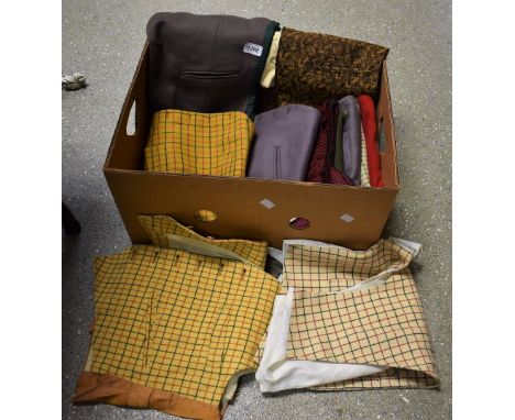 Vintage Costume - gentleman's waistcoats including doeskin, wool, plaid, etc (12)