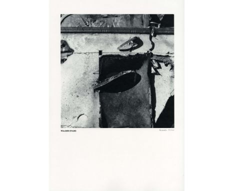 Walker Evans (American, 1903 - 1975). "Composition". Original vintage photogravure. 1974. Printed 1974. Signed in the plate. 