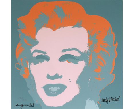 Andy Warhol [d'apres] (American, 1928 - 1987). "Marilyn #01". Color lithograph. Printed c1986?. Bears signature in black mark