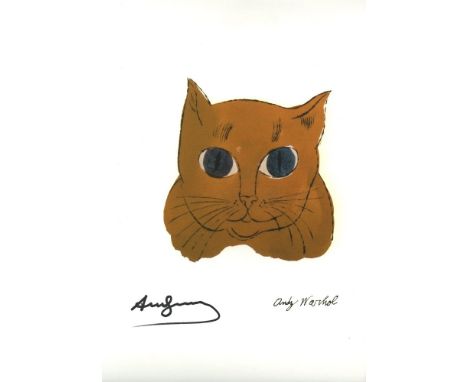 Andy Warhol [d'apres] (American, 1928 - 1987). "Sam #07". Color lithograph. Printed c1986?. Bears signature in black marker, 