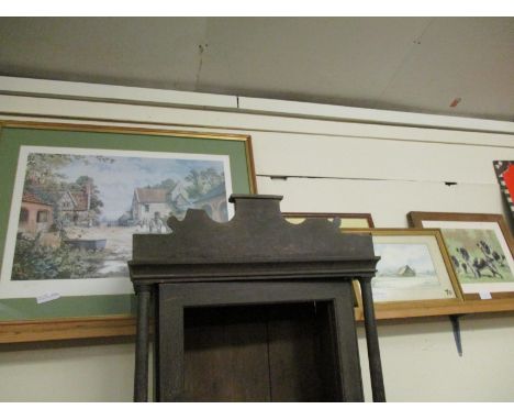 FRAMED PRINT BY COLIN BOKES AND THREE FURTHER PRINTS (4) 
