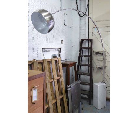 PIER GIACOMO AND ACHILLE CASTIGLIONI STYLE FLOOR LAMP, 210cm H.