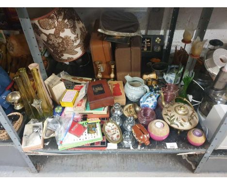 Vintage trunks, AA badges, Wedgwood Jasperware &amp; other ceramics