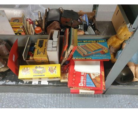 Board games, Pelham puppet, Suet sewing machine etc