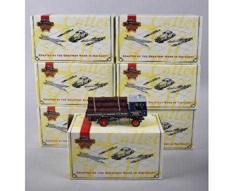 A Collection of Seven Boxed Matchbox Age of Steam II Die-Cast Toys 