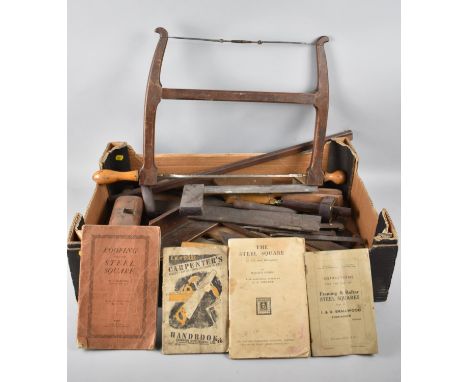 A Collection of Vintage Carpenters tools, Instruction Books Etc 