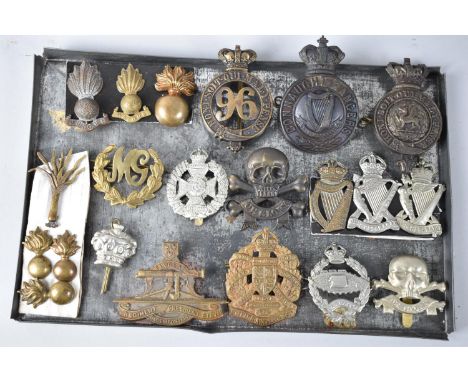 A Collection of WWI British Army Cap Badges 