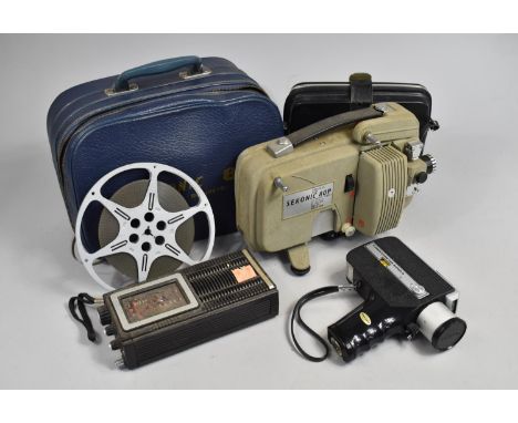 A Collection of Various Vintage Electrical Items to comprise Sekonic Projector, Cannon Zoom Super 8 Etc 