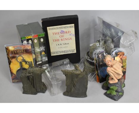A Collection of Lord of the Rings Figures, Books Etc 