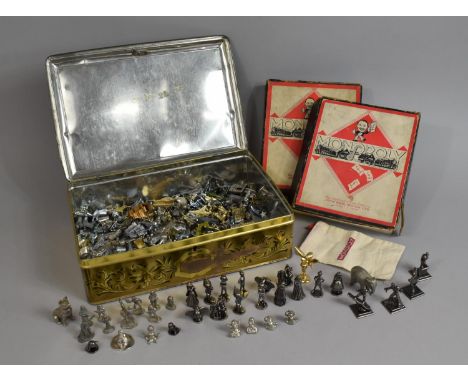 A Collection of Miniature Metal Figures to include Star Wars, Disney, Warner, Pokemon, Simpsons together with Vintage Monopol