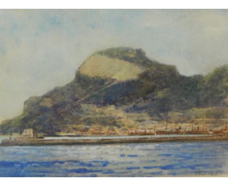 Morgan Alfred Thornley (1892-?).  Coastal scene, watercolour, signed and dated (19)69, 19.5cm x 26.5cm, and three others by t
