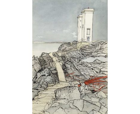 mixed media on paper, signedunframedoverall size 54cm x 37cm