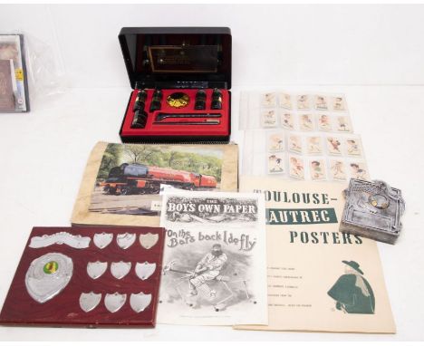 Railwayana - tickets; souvenirs; brochures; cigarette cards; postcard; The Centenary of the London and Birmingham Railway 193