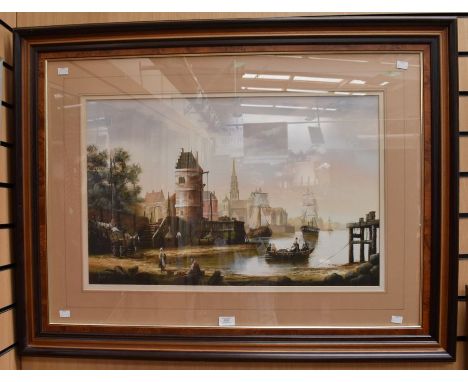 K Hammond, 1988, oil on board, depicting Holland, signed to lower left, framed, 45 x 70 cm