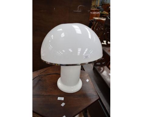 A 1970's retro dome lamp