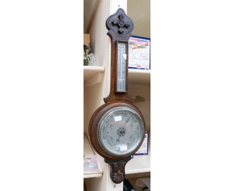 Late Victorian banjo barometer