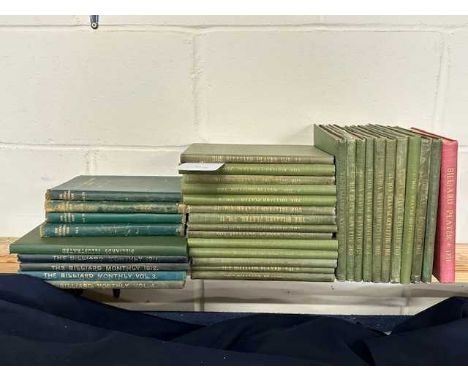 A large qty various early-mid C20th Billiards-interest bound vols of Periodicals, incl "The Billiard Player", "The Burwat Bil