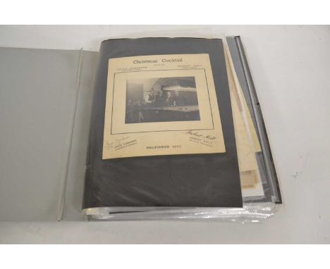 Album containing an interesting collection of Snooker/Billiard related Ephemera, ranging from pamphlet covers to postcards, n