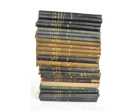 Qty: various bound volumes of the periodical "The Billiard Player", wide ranging dates from 1939-1971 (see photograph)