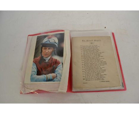 An interesting collection of ephemera relating mostly to the women's billiards, including a reference letter dated 1941 for J