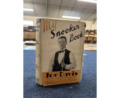 JOE DAVIS: MY SNOOKER BOOK, London, John Long LImited, 1929. First edition in original unclipped dustjacket