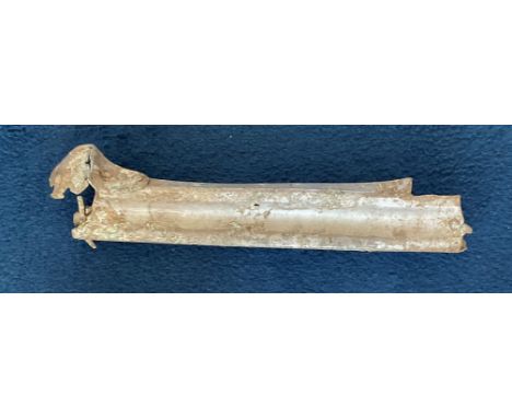 WW2. A Piece of metal from John Hopgoods Lancaster M-Mother RAF Fighter plane, which was shot down in 1943, a hero. John Hopp