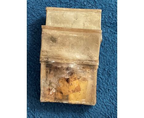 WW2 Ration pack. Unopened and unused. British Army issue. Packaging has a heavy plastic coating to protect the contents. Good