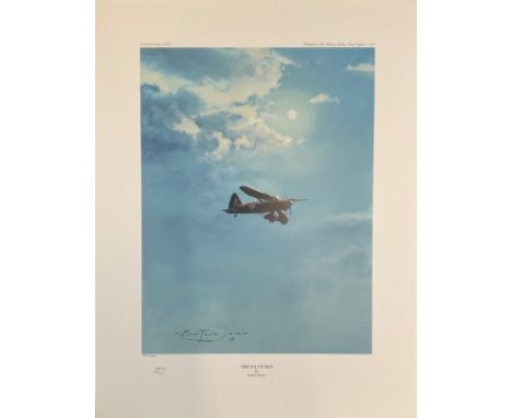 World War II 17X13 print titled Special Duties limited edition 257/750 initialled by the artist Robert Taylor. Good condition