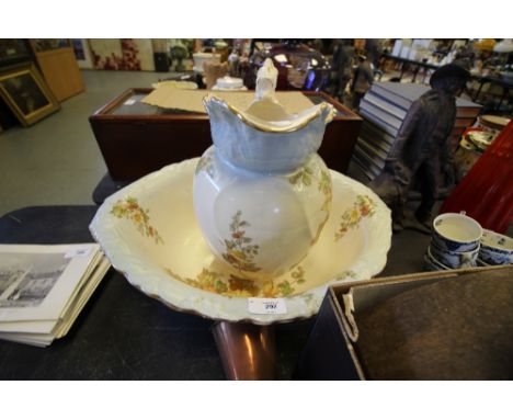 Toilet jug and basin