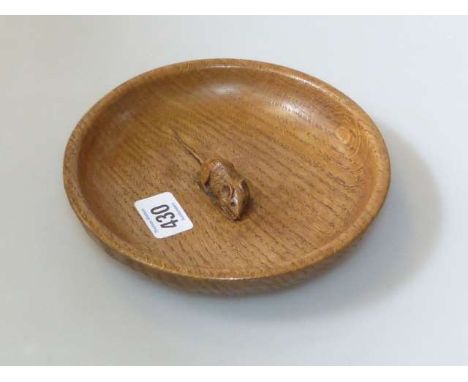 Robert Mouseman Thompson oak bowl