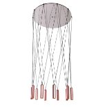 BRAND NEW INNERMOST BRIXTON 10 LIGHT CLUSTER SPOTLIGHT PENDANT COPPER Aluminium and Stainless