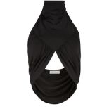 BRAND NEW NINA RICCI FLUID JERSEY CROPPED HALTER TOP Size 36 FR. RRP £405. (AO). 11