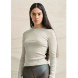 BRAND NEW FLORE FLORE MAX ORGANIC COTTON FITTED RN LS TOP W BACK-SEAM DE Size S. RRP £85. (AO). 96