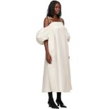 BRAND NEW KIKA VARGAS ROBERTA TAFFETA OFF-SHOULDER DRESS Size L. RRP £615. (AO). 132