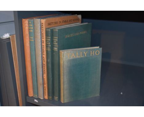 Lionel Edwards. A selection, includes; My Irish Sketch Book (1938); The Devon and Somerset Staghounds (1936); A Leicestershir