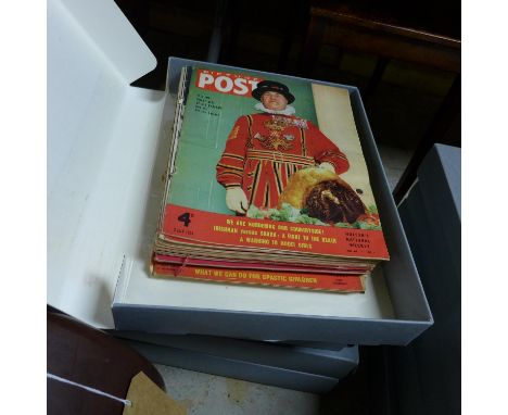 A collection of 100+ 'Post picture' magazines from the 1950's 