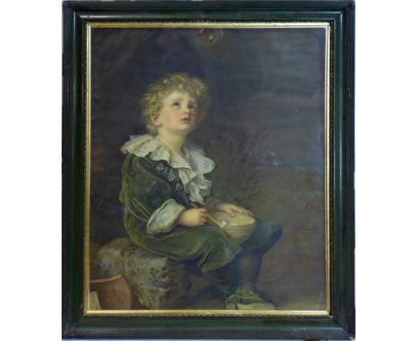 After John Everett Millais, a lithograph of 'Bubbles', framed and glazed, 60 x 48cm 