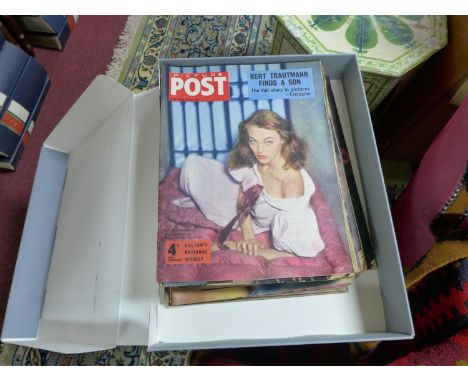 A collection of 80+ 'Post picture' magazines from the 1950's 