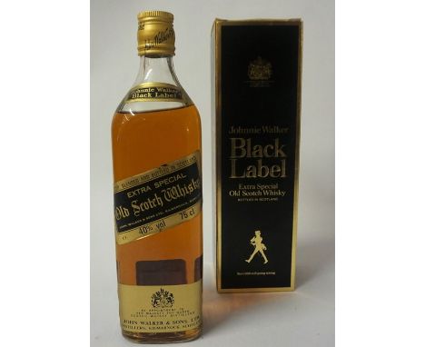 Johnnie Walker Black Label Extra Special Old Scotch Whisky, 40% vol, 70cl, boxed, also with The Famous Grouse Finest Scotch W