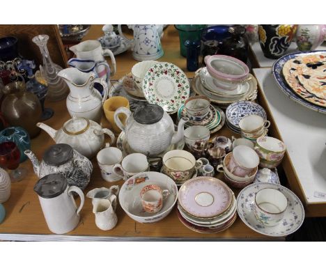 Group of china to include teapots, cups, saucers, plates, etc. 