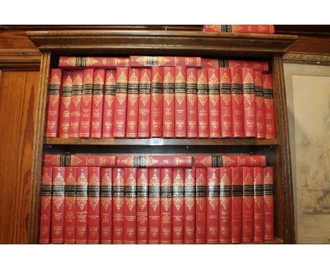 Set of Harvard Classics Five-Foot Shelf of Books, volumes 1-50, some missing. 