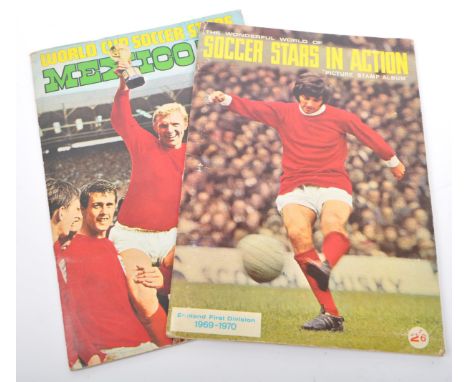 Figurine Panini Sticker Football Interest - Two vintage 1969/70 & 1970 football picture albums titled 'The Wonderful World of