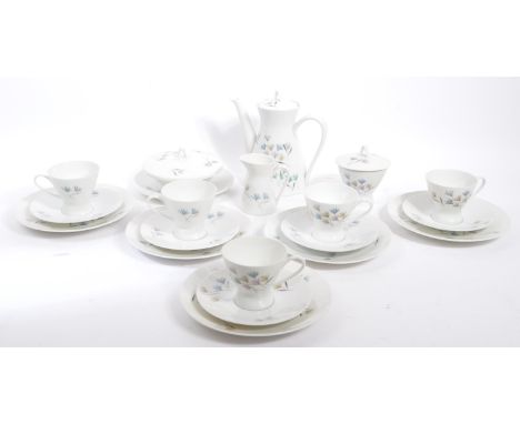 Raymond Loewy for Rosenthal - A 20th Century German designer coffee service comprising coffee pot, sugar bowl, creamer / milk