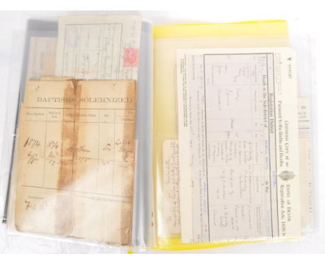 A 1920s Ashton Gate / Southville Bristol local interest ephemera in folder relating to the death of a man in 1928 who jumped 