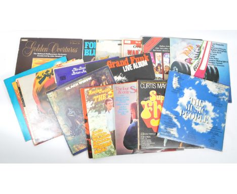 A collection of vintage 20th century LP long play vinyl record albums. To include, The Who - Tommy, Fleetwood Mac - The Pious