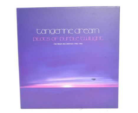 Tangerine Dream - A collectible contemporary ten compact disc box set albums titled 'Pilots of Purple Twilight' by Tangerine 