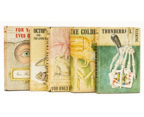 Fleming (Ian) Thunderball, sticker to endpaper, jacket price-clipped, small patches of browning to flaps, light discolouratio