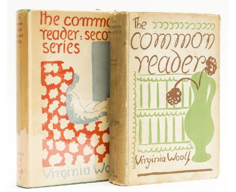 Woolf (Virginia) The Common Reader, small chip and tear to head of title, scattered foxing, light browning to endpapers, ligh